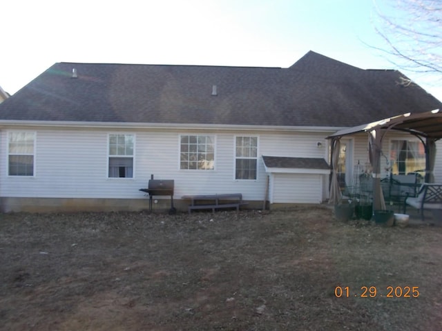 view of rear view of property