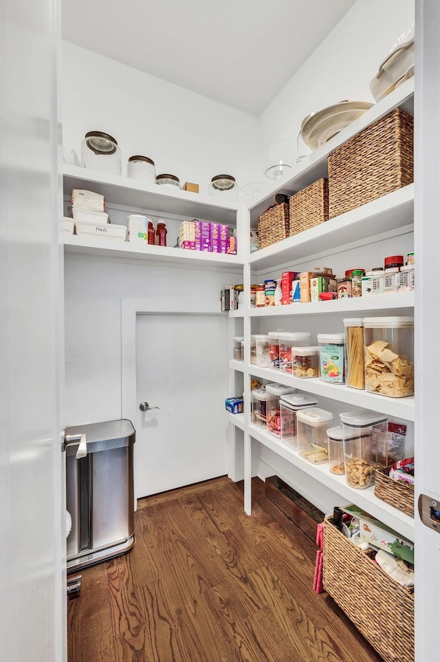 view of pantry