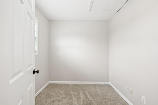 empty room with light carpet