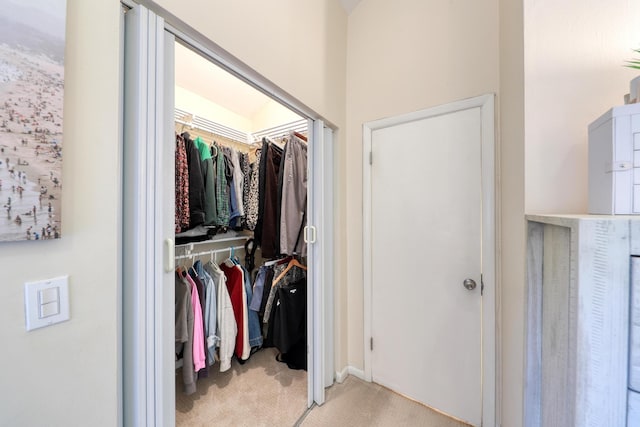 view of closet