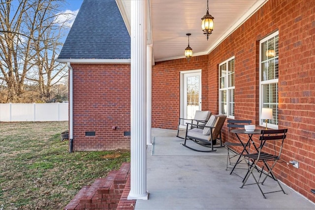 view of patio