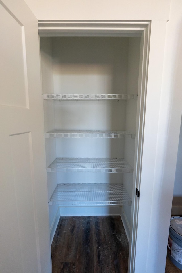 view of pantry