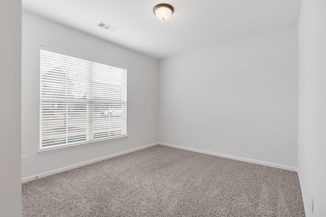 spare room featuring carpet floors