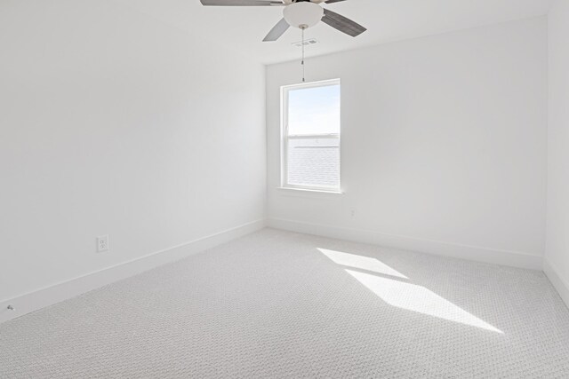 5061 Greentree Dr, Smyrna, TN 37167 - empty room featuring ceiling fan, light carpet, and baseboards
