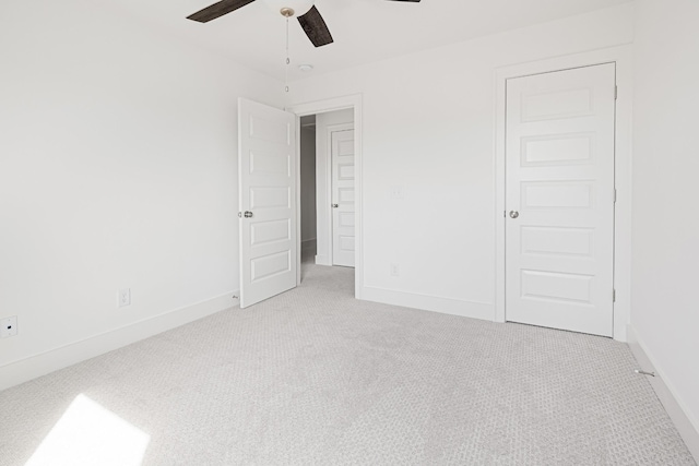 5061 Greentree Dr, Smyrna, TN 37167 - unfurnished bedroom with carpet flooring, baseboards, and a ceiling fan