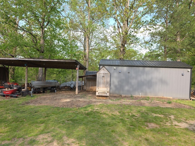 view of outbuilding with an outdoor structure