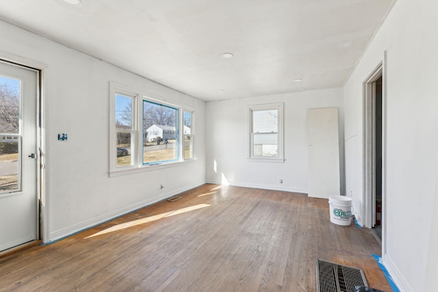 interior space featuring hardwood / wood-style flooring