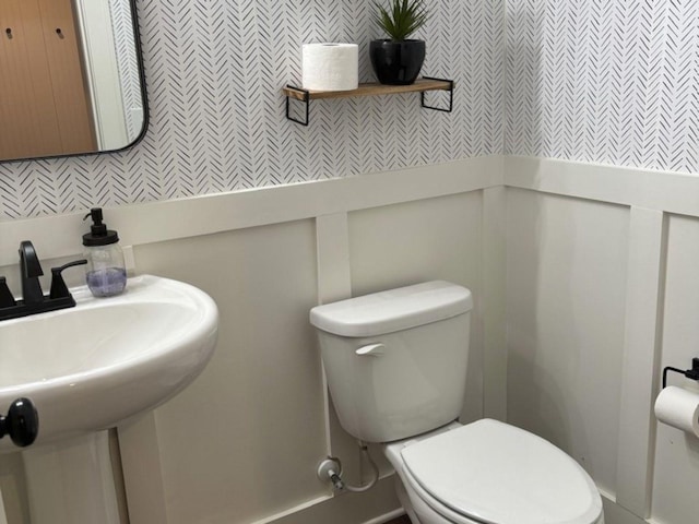 bathroom with toilet