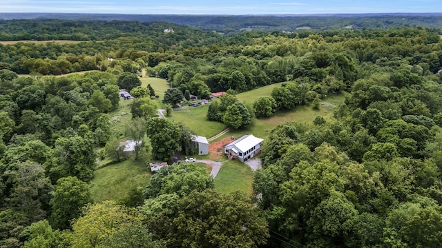 1157 Noah Reeves Rd, Ashland City, TN 37015 - view of property location featuring a heavily wooded area