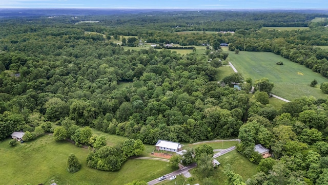 1157 Noah Reeves Rd, Ashland City, TN 37015 - view of property location featuring a heavily wooded area