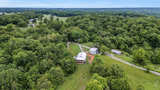 1157 Noah Reeves Rd, Ashland City, TN 37015 - bird's eye view of a heavily wooded area