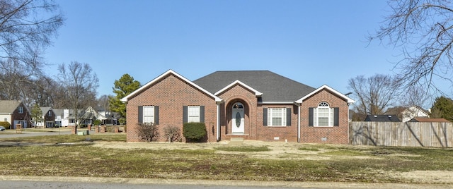 view of property with a front yard