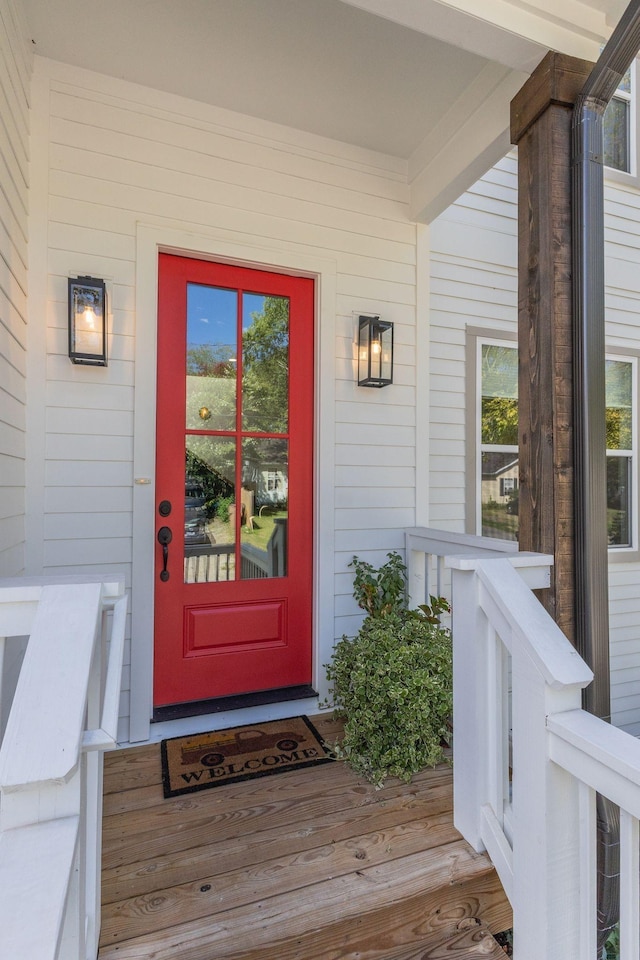 view of property entrance