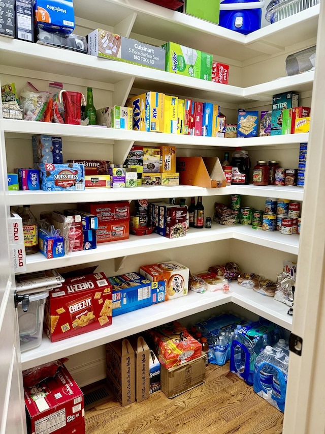 view of pantry