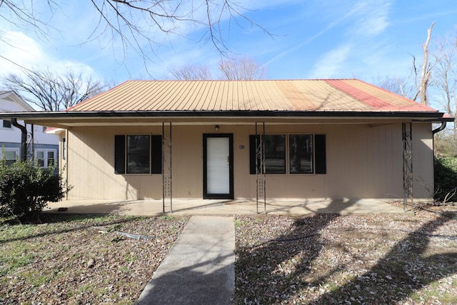 view of ranch-style home