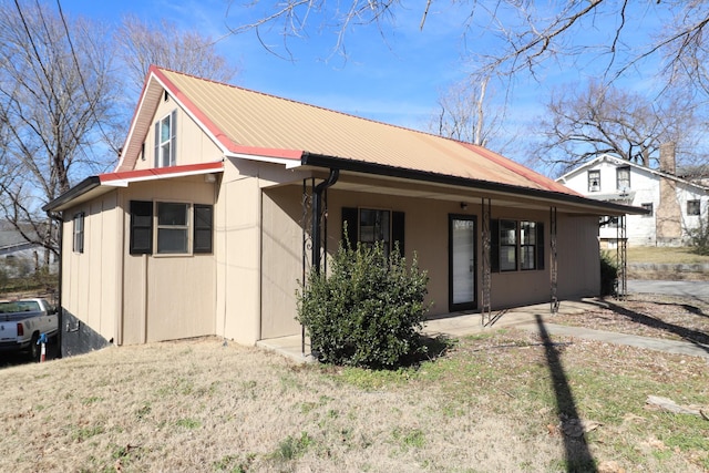 view of rear view of property