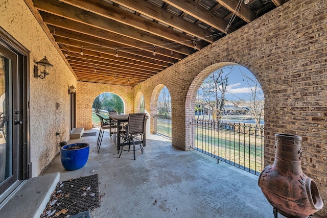 view of patio