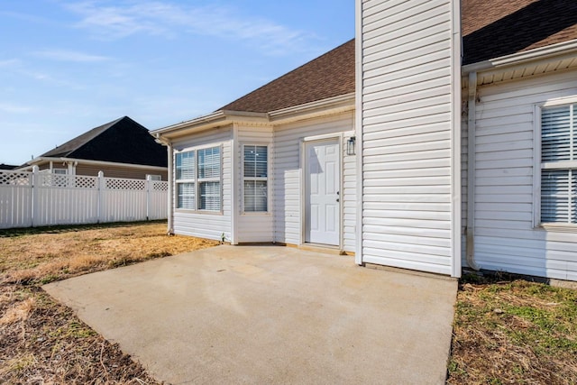 doorway to property featuring a patio