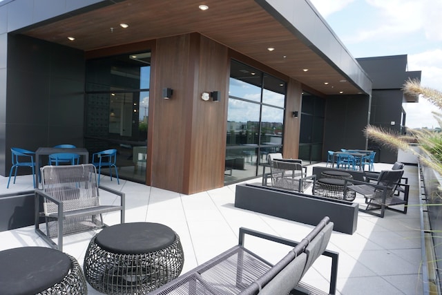 view of patio / terrace featuring outdoor lounge area