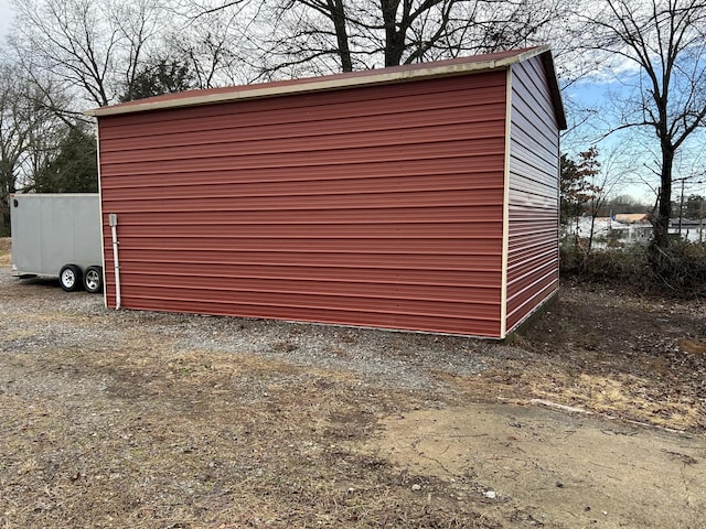 view of outbuilding