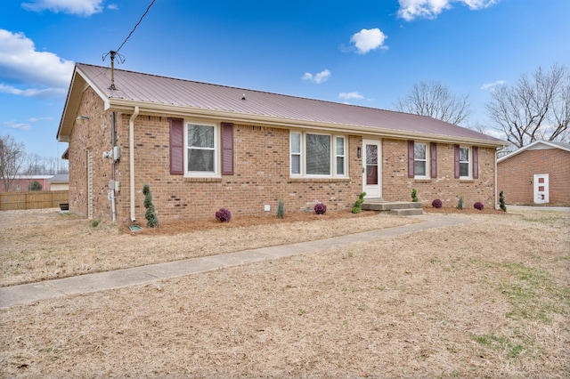 view of ranch-style house