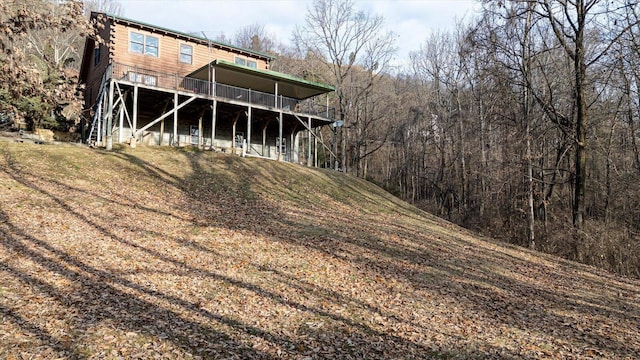 view of rear view of property