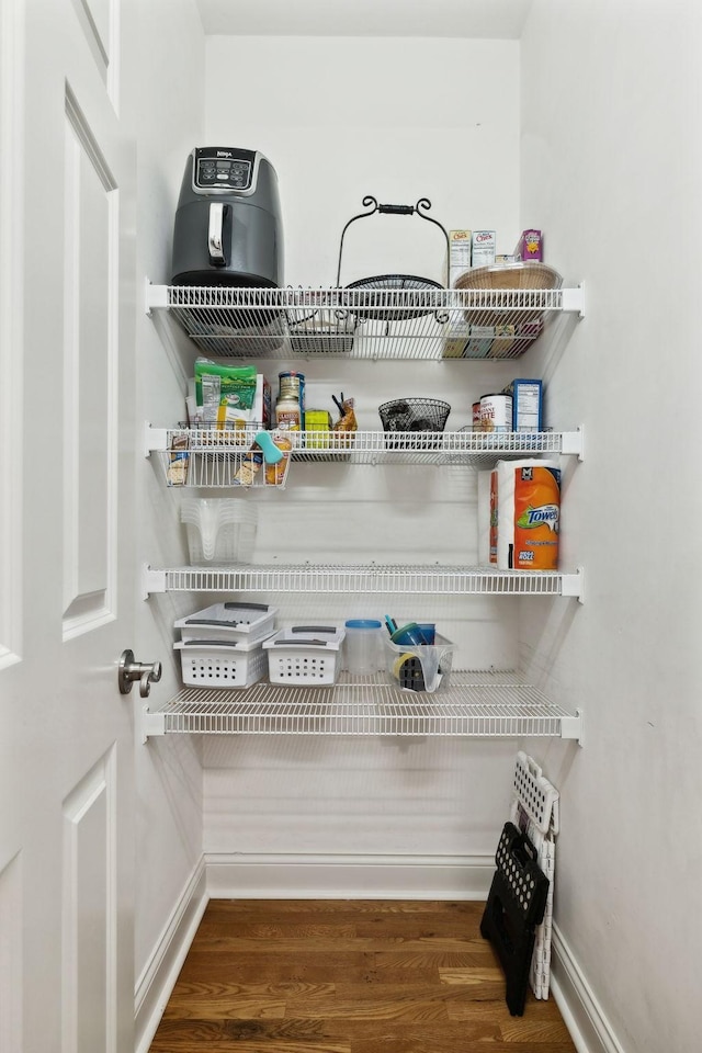 view of pantry