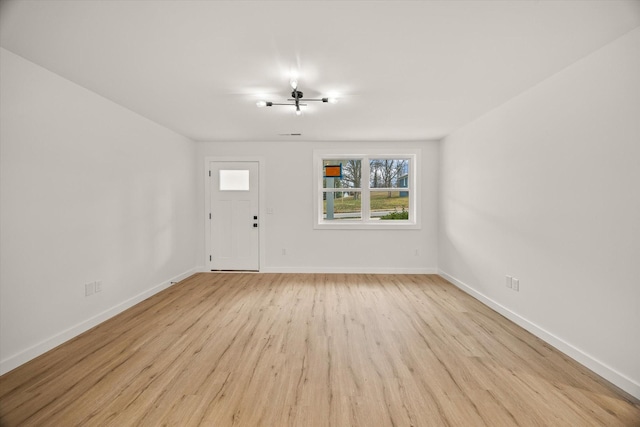 foyer featuring light hardwood / wood-style flooring