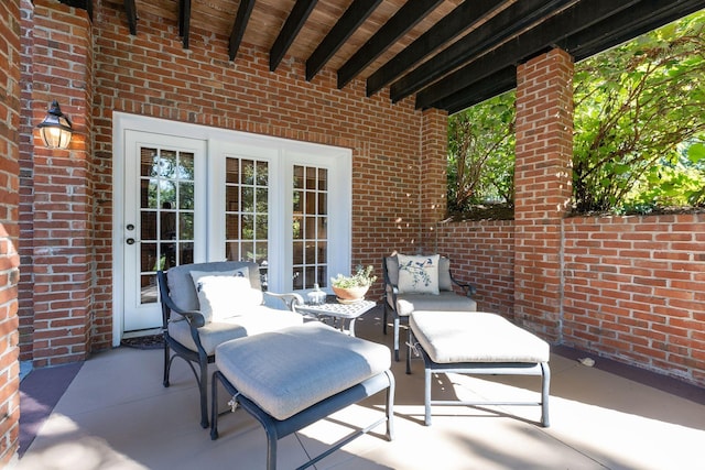 view of patio