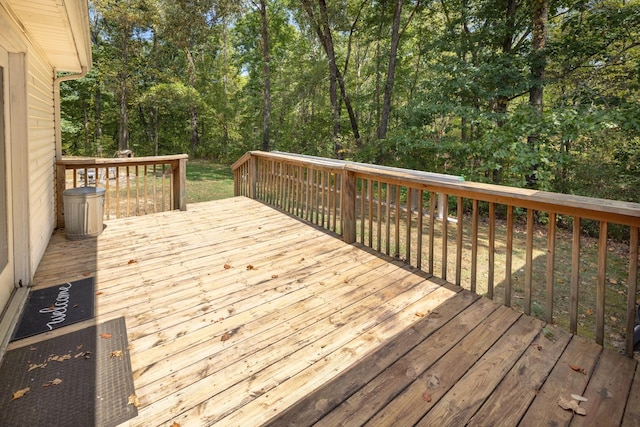 view of deck