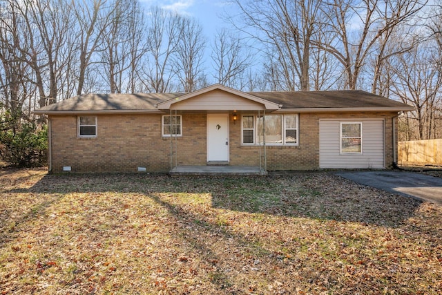 view of ranch-style house