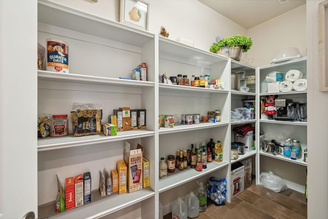 view of pantry