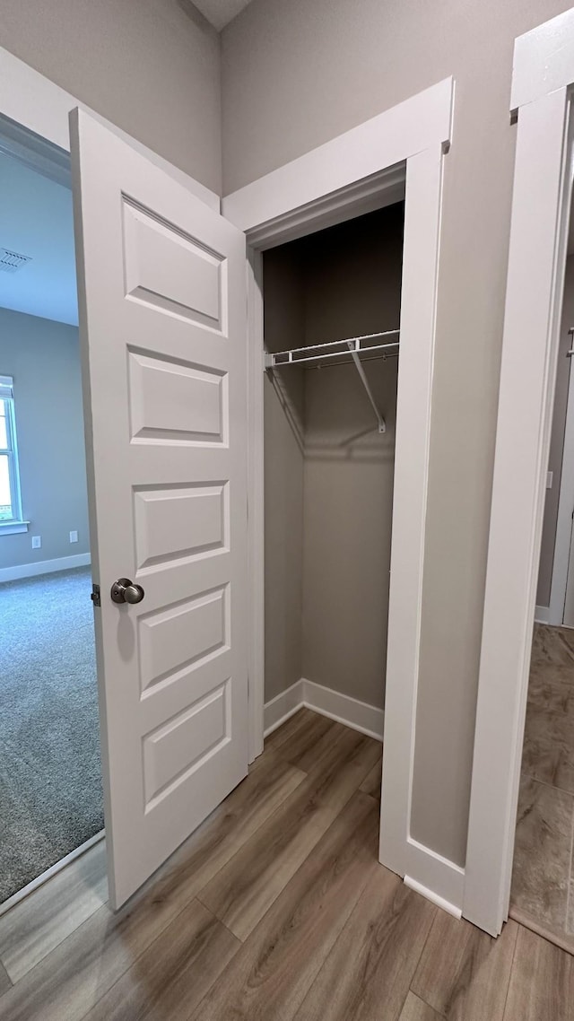 view of closet