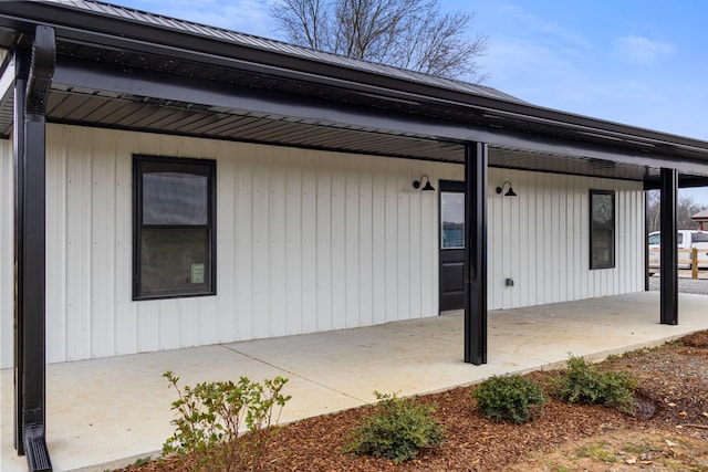 exterior space featuring a patio