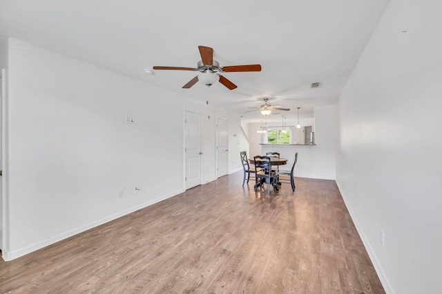 unfurnished dining area with wood-type flooring