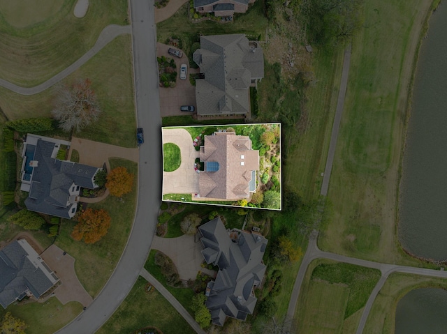 birds eye view of property featuring a residential view