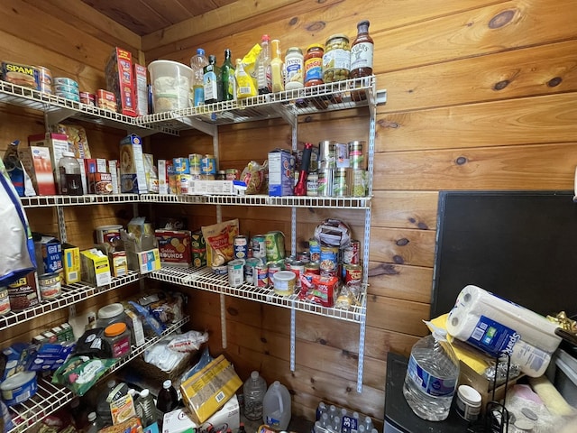 view of pantry