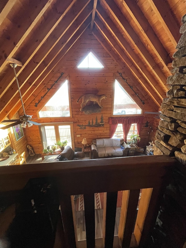 attic with a healthy amount of sunlight