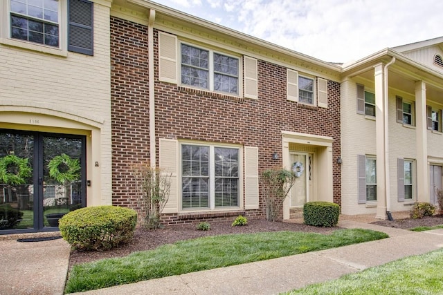 townhome / multi-family property with french doors