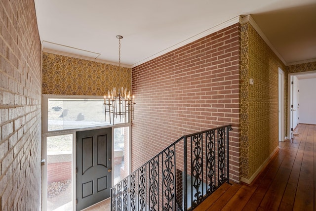 doorway to property with a balcony