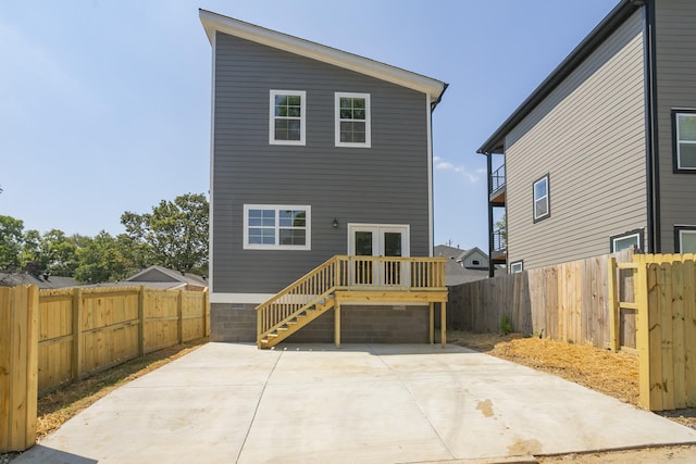 view of rear view of house