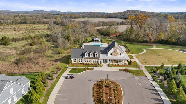 aerial view with a view of trees