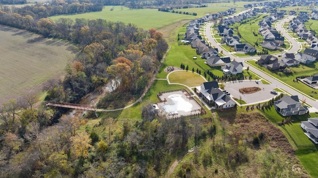 drone / aerial view featuring a residential view