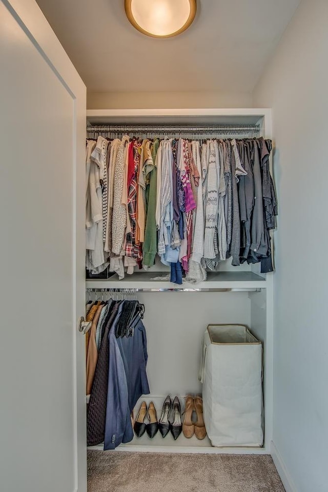 view of closet