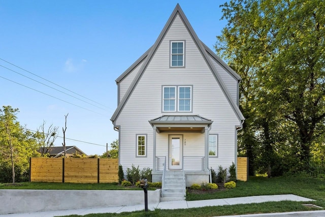 view of front of property