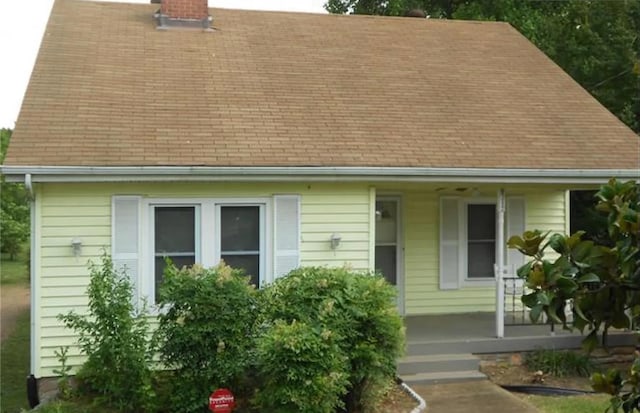 view of front of home