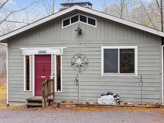 view of front of property