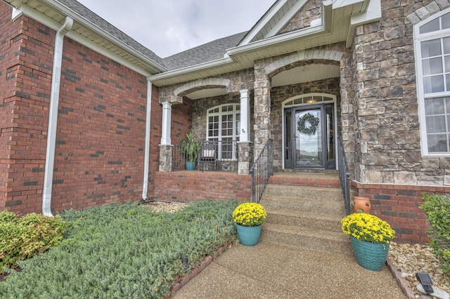 view of entrance to property