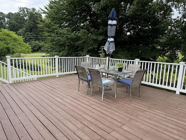 view of deck