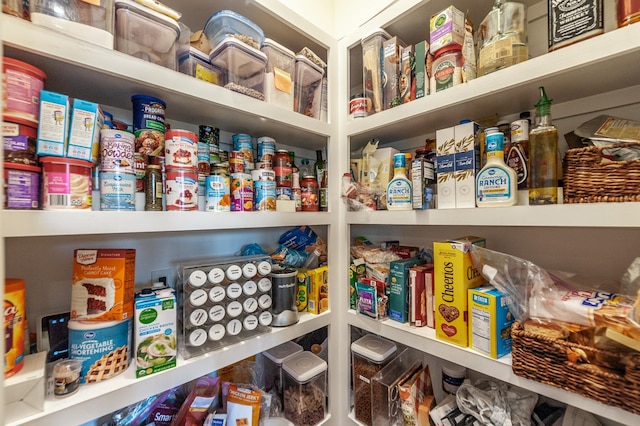 view of pantry